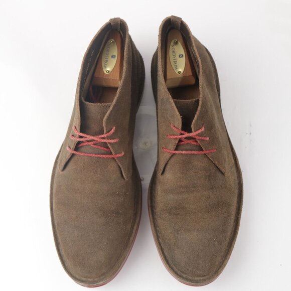 Cole Haan Mens Paul Chukka Boot Size 9 Brown Distressed Leather Plain Toe LaceUp main image 10